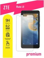 Защитное стекло для ZTE Blade L9, ЗТЕ Блейд Л9 на экран, гибридное (гибкое стекло), AKSPro