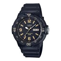 Наручные часы CASIO Collection MRW-200H-1B3, черный, желтый