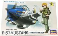 Hasegawa H-TH7 Egg Plane P-51 Mustang Модель для сборки