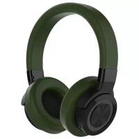 Беспроводные наушники ROMBICA mysound BH-07 Green, Hi-Fi, открытые, 300мАч, 40мм, 30мВт, встр. микр, зелёный