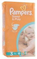 Подгузники PAMPERS Sleep&Play Midi Размер упаковки 3, 58 шт