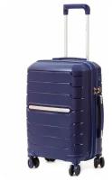 Чемодан облегченный Supra Luggage STS-1004-S,Navy Blue коллекция ART "Звездное небо", замок TSA, 35 литров