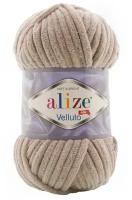 Пряжа для вязания Alize 'Velluto' 100гр. 68м. (100% микрополиэстер) (530 бежевый), 5 мотков
