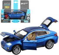 Модель 1:32 BMW X6, синий 1251394JB Автопанорама