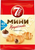 Мини-круассаны 7 Days с кремом Какао 105г