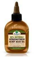 масло для волос Difeel Natural Strengthen Hemp Hair Oil 99% / объём 75 мл