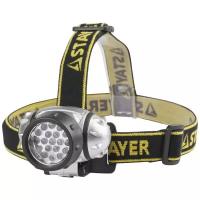 STAYER TOPLight, 19 LED, 3 AAA, налобный фонарь (56570)