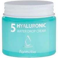 Farmstay Hyaluronic 5 Water Drop Cream Крем для лица с 5 видами гиалуроновой кислоты, 80 мл