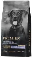 Сухой корм для собак Premier Dog Salmon&Turkey ADULT Medium (Свежее филе лосося с индейкой для собак средних пород) 10 кг