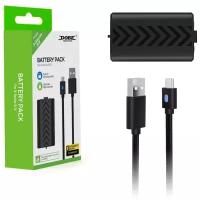 Аккумуляторная батарея для Xbox Series S X Аккумулятор Battery Pack 1200mAh + зарядный кабель Type-C USB 3 метра DOBE TYX-0634B