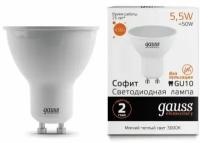 Светодиодная лампа Gauss LED Elementary GU10 5,5W 3000K