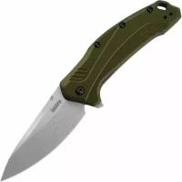 Нож складной Kershaw KS1776OLSW Link, CPM-20CV Blade, OD Green Aluminium Handle