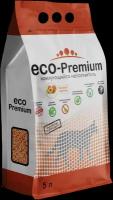 Наполнитель для кошачьего туалета ECO-Premium Комкующийся Персик 5л