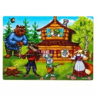 Пазл Vladi Toys Сказки -Теремок (VT1102-15), элементов: 35 шт