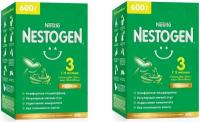 Молочко детское Nestle Nestogen Premium 3, с 12 месяцев, для комфортного пищеварения, 600 г 2 упаковки