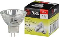 ЭРА Лампа галогенная GU4 35Вт ЭРА GU4-MR11-35W-12V-30CL