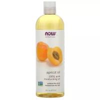 NOW Масло для тела Apricot oil, 473 мл, 580 г