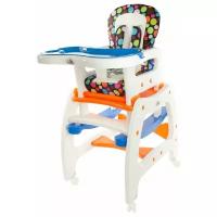 Стульчик для кормления трансформер ForKiddy Active Comfort Blue-Orange 3 в 1