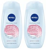 Гель для душа Nivea SPA натуральная глина Шалфей и гибискус