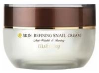 ElishaCoy Антивозрастной крем для лица с муцином улитки Premium Skin Refining Snail Cream ElishaCoy 50 гр