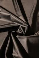 Уличная ткань, Оксфорд (oxford) 210d PU 1000, 1 метр, ткань водонепроницаемая ветрозащитная, цвет черный