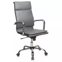Кресло руководителя Бюрократ CH-993, обивка: эко.кожа, цвет: серый