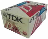 10 Аудиокассет TDK D90 в коробке