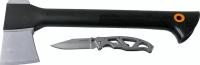 Набор FISKARS топор плотницкий малый+складной нож Paraframe (1057911)