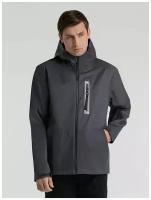 Куртка мужская зимняя ветровка пуховик мужская женская Shtorm темно-серая (графит), размер XXL