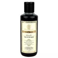 Шампунь для волос Khadi Natural Амла и Бринградж (Amla & Bhringraj Hair Cleanser, Rejuvenates Hair), 210 мл