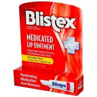 Blistex, Заживляющая мазь для губ Medicated Lip Ointment, 6 г