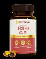 Добавка к пище Лецитин/Lecithin Nutraway 60 капсул быстрого усвоения