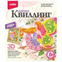 Квиллинг. Панно "Цветочная фея", 23*21*4 см LORI Квл-019/LR