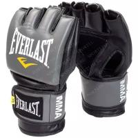 Перчатки тренировочные Everlast Pro Style Grappling LXL серые