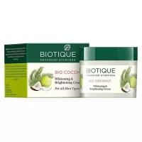 Biotique Bio Coconut Питательный осветляющий крем для лица БИО кокос