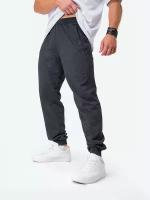 Спортивные штаны мужские джоггеры демисезонные для мужчин HappyFox, HF9118 размер 58, цвет антрацитмеланж