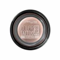 MAYBELLINE NEW YORK Тени для век "Color Tattoo 24 часа", Socialite 150, нежный персик