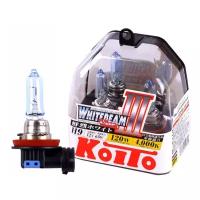 Лампа автомобильная галогенная KOITO Whitebeam III P0759W H9 4000K 12V 65W (120W) 2 шт