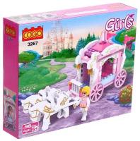 Конструктор COGO Girls 3267 Королевская карета