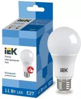 Лампа светодиодная ECO A60 11Вт грушевидная 230В 6500К E27 IEK LLE-A60-11-230-65-E27 (1 шт)