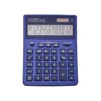 Калькулятор настольный CITIZEN SDC-444NVE (204х155 мм), 12 разрядов, двойное питание, темно-синий 250537