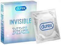 Презервативы Durex Invisible XXL Extra Large, 3 шт