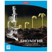 ErichKrause Тетрадь Перспектива Биология 43602, клетка, 48 л., 1 шт., голубой/зеленый