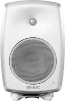 Genelec G Four AWM активная 2-полосная АС, НЧ 6.5" 90Вт, ВЧ 0.75" 90Вт. Подставки. Входы: аналог. RCA, XLR. Макс. SPL 105 дБ, 41Гц-25кГц (-6 дБ). Кроссовер 3000Гц. Габариты (ВхШхГ): 365х237х223мм (с подставками). Вес 8.6кг. Белая