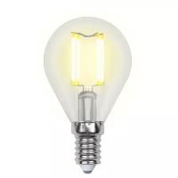 Лампа светодиодная Uniel, Sky LED-G45-6W-WW-E14-CL PLS02WH E14, G45, 6Вт, 3000К