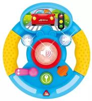 Интерактивная игрушка Азбукварик Музыкальный руль Я водитель Голубой 4630027292889