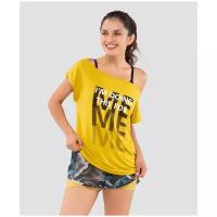 Женская футболка Fifty Ease Off Mustard Fa-wt-0202-msd, горчичный размер L
