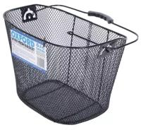 Передняя корзина на велосипед OXFORD Front Mesh Basket быстросъёмная черный