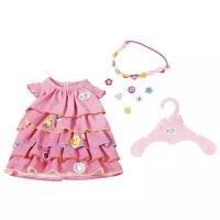 Zapf Creation Платье и ободок для куклы Baby Born 824481