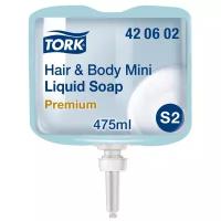 TORK Мыло жидкое Premium S2 для тела и волос мини